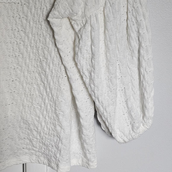 Plus Size 2X Penningtons White 3/4 Sleeve Tunic - Picture 11 of 13